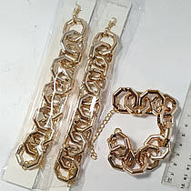 Браслет на руку "Кільця золото".