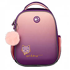 Рюкзак YES H-100 шкільний каркасний Happy Kitty 559839, фото 3