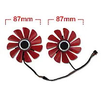Кулер XFX R9 RX580 RX 570 RX480 RX470 пара FDC10U12S9-C, фото 5
