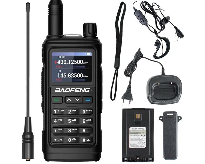 Радіостанція Baofeng UV-17E 5 Вт. LCD дисплей, ліхтарик, FM радіо. Уцінка