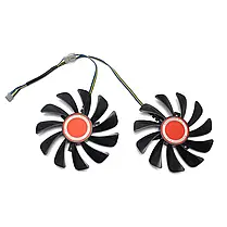 Кулер XFX RX 590/580 FDC10U12S9-C CF1010U12S 95 мм пара, фото 4