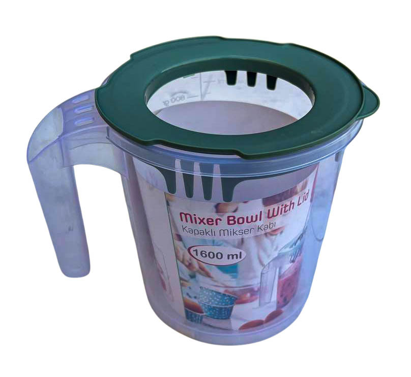 Кухоль для міксера з кришкою та мірною шкалою 1,6 л "Dunya plastik"