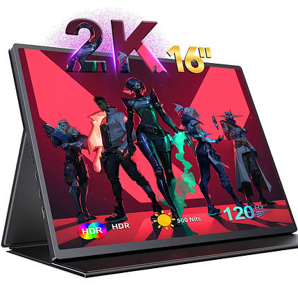 Портативний монітор UPERFECT UGame C2 (M160J03) black 16" 2560x1600 120 Гц, фото 1