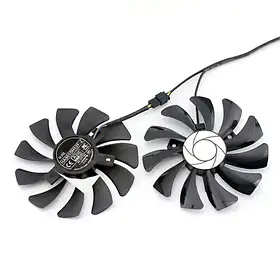 Кулер для відеокарти  85MM HA9010H12F-Z 4Pin GPU Cooler Fan For MSI GTX 1060 OC 6G GTX 960 P106-100