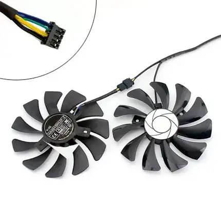 Кулер для відеокарти 85MM HA9010H12F-Z 4Pin GPU Cooler Fan For MSI GTX 1060 OC 6G GTX 960 P106-100, фото 3
