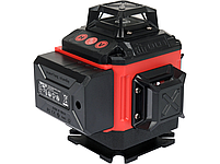 Самовирівнюючий 4D 16 ліній  лазер із зеленим променем з аксесуарами та штативом YATO YT-30415, фото 3