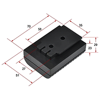 Акумулятор для лазерного нівеліра YT-30417 4000 мAг YATO YT-30418, фото 2