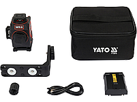 Міні зелений лазер 16 ліній 4D з аксесуарами YATO YT-30419, фото 8