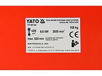 Бензиновий ланцюговий екскаватор максимальна глибина 60 см, ємність 420 см³ YATO YT-86140, фото 10