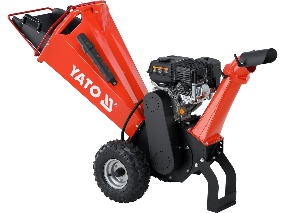 Бензиновий подрібнювач гілок діаметр 100 мм, ємність 196 см³ YATO YT-86155, фото 1