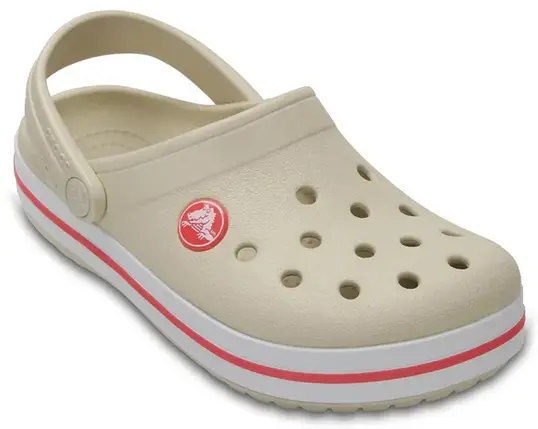 Дитячі сабо Crocs Kids Crocband Clog Stucco/Melone — стильне та комфортне взуття для дітей, фото 2