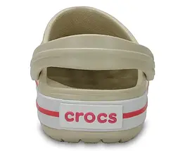 Дитячі сабо Crocs Kids Crocband Clog Stucco/Melone — стильне та комфортне взуття для дітей, фото 4