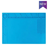 Силіконовий килимок мат для паяльних робіт, термостійкий S-140 350*250мм, фото 2