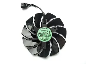 Кулер Gigabyte T129215SU GTX 1050, 1060, 1070, 960, RX 470, 480, 570, 88 мм лівостор, фото 4