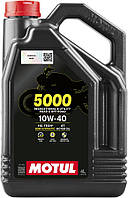 Олива для 4-х тактних двигунів напівсинтетична MOTUL 5000 4T SAE 10W40 4 л (104056/836941)