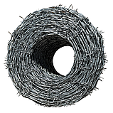 Дріт колючий оцинкований двоосновний 2,5 мм (20 кг, 200 метрів), фото 2