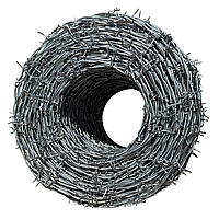 Дріт колючий оцинкований двоосновний 2,0 мм (20 кг, 280 метрів)