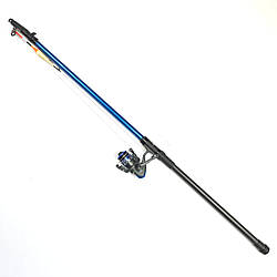 Болонське вудилище 3 м в зборі Sabarof River телескопічна поплавкова вудка на карася з кільцями