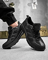 Військові літні кросівки PARTIOT чорні, тактичні кросівки літо чорні зсу