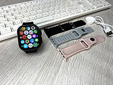 Smart Watch T20 ULTRA 2 + 4 ремінця 49мм, смарт годинник, фото 3