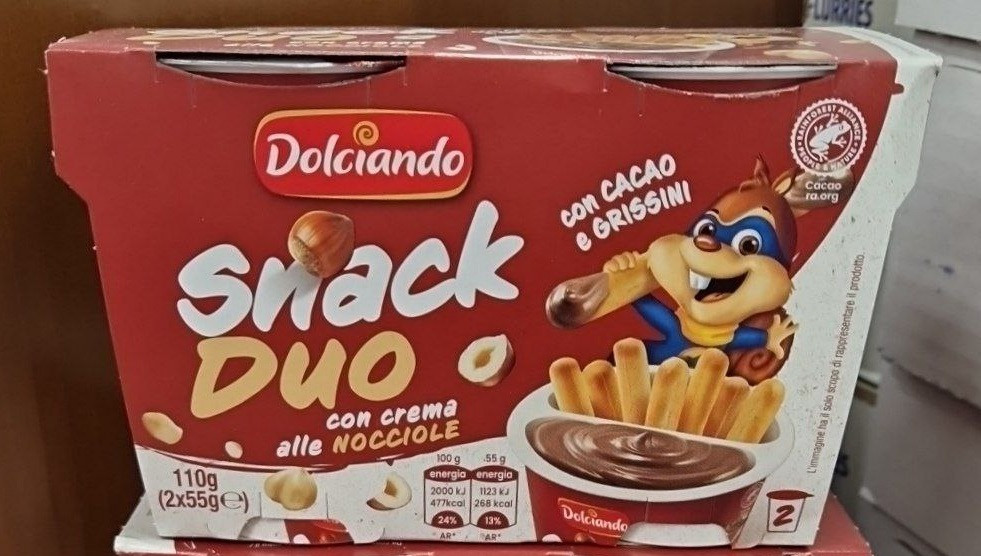 Снеки з нутеллою Dolciando 110 г., фото 1