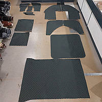 Шумоізоляція кабіни МТЗ мала кабіна чорний ромб зелена нитка I з вухом