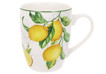 Кухоль (6 шт.) порцеляновий Сицилійський лимон, 340 мл