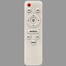 Хромова кільцева світлодіодна підвісна люстра 100см «Circle» (52-9832-1 CHROME LED (1000)), фото 4