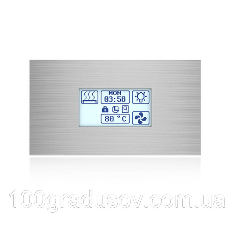 Пульт керування Sawo Innova Stainless Steel Touch INT-S-SST з блоком потужності INP-C