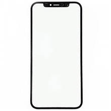 Скло корпусу iPhone 12/iPhone 12 Pro з OCA-плівкою black (оригінал)