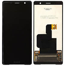 Дисплей Sony H8314/H8324 Xperia XZ2 Compact в зборі з сенсором black Original PRC