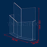 Буклетница на 2 кармана еврофлаера, фото 2