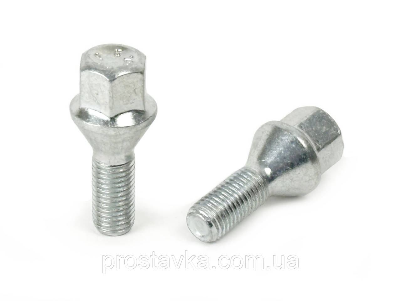 Болт FARAD | Болт М12x1,5x26 мм Конус Цинк ключ 17, фото 1