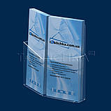 Буклетница на 2 кармана еврофлаера, фото 3