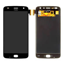 Дисплей Motorola XT1710 Moto Z2 Play в зборі з сенсором black Original PRC