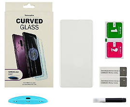 Скло Xiaomi Mi Note 10/ Mi Note 10 Pro (0.25 мм, 3D, прозоре) в комплекті з UV клеєм і лампою