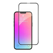 Скло iPhone 13 Pro Max/iPhone 14 Plus 6.7 (0.3 мм, 5D/10D, чорне) ТОП без упаковки