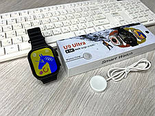 Смарт-годинник Smart Watch U9 Ultra Black, фото 4