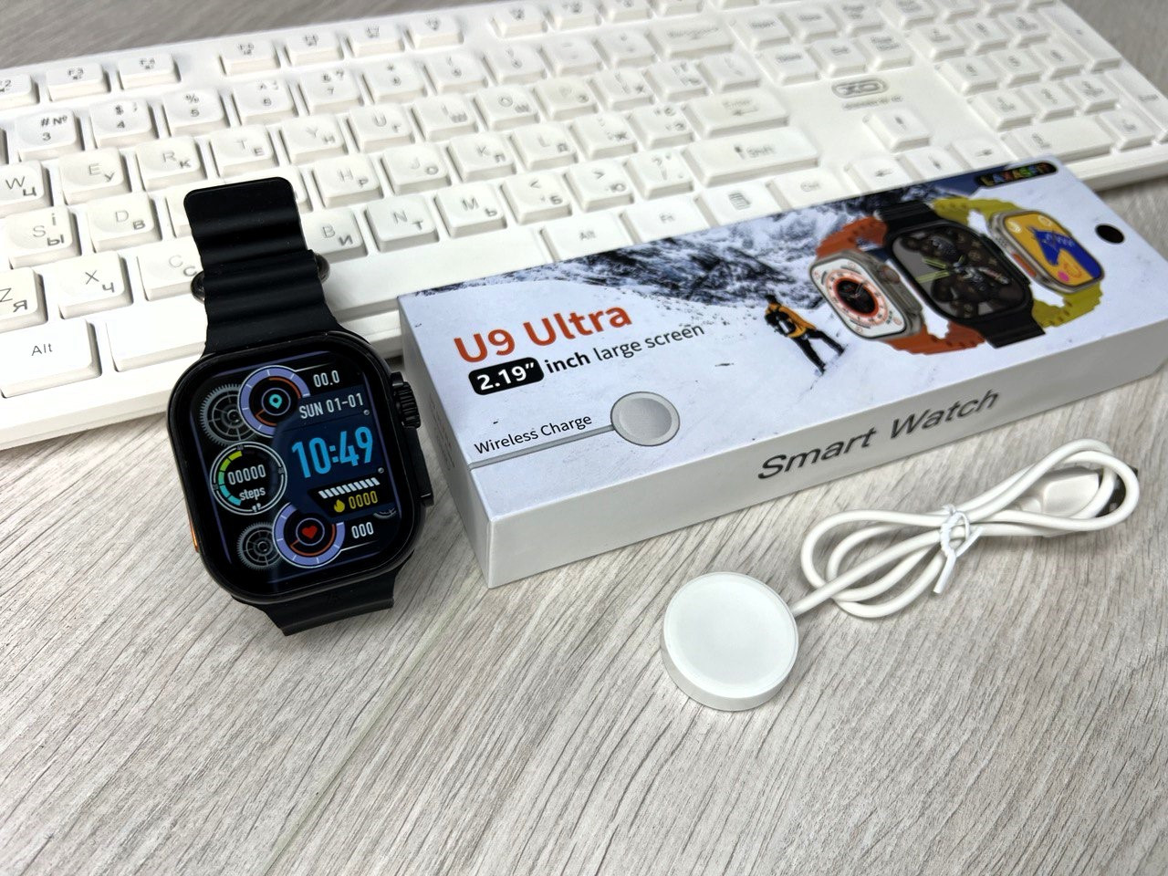Смарт-годинник Smart Watch U9 Ultra Black