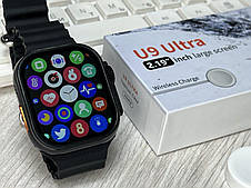 Смарт-годинник Smart Watch U9 Ultra Black, фото 3