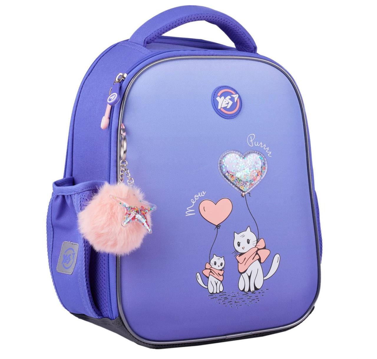 Рюкзак YES H-100 шкільний каркасний Purr Meow 559841
