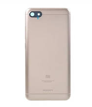 Задня кришка Xiaomi Redmi 6A gold (зі склом камери)