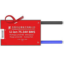 Плата захисту акумулятора BMS Daly 7S 40A 24v li-ion