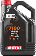 Олива для 4-х тактних двигунів 100% синтетична эстерова MOTUL 7100 4T SAE 10W40 4л. 104092/836341