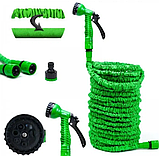 Розтягується поливальний шланг 75м збільшується гнучкий еластичний шланг, що подовжується, гармошка для поливу, фото 2