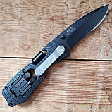 Ніж складний Kershaw Select Fire 1920, напівсерейтор 19см чорний, фото 4