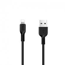 USB кабель HOCO X13 Easy Charged Lightning 2.4A 1m black