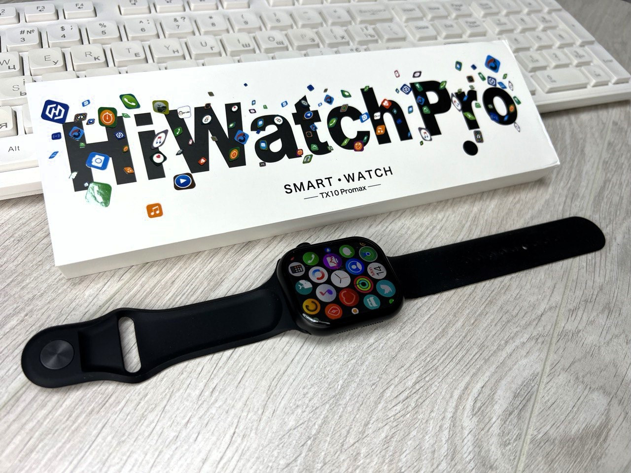 Смарт-годинник Smart Watch HI TX10 Pro Max 46 mm, Black