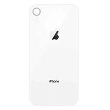 Задня кришка (скло) iPhone XR white (big hole)