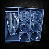 Набір для води Bohemia Quadro 7 предметів, фото 3